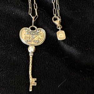 Silpada Sterling Silver CZ "Key to My Heart"